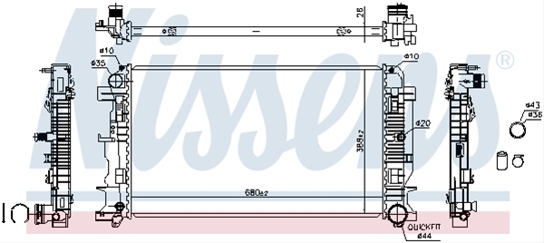 Imagine pentru produsul „RADIATOR, RACIRE MOTOR"