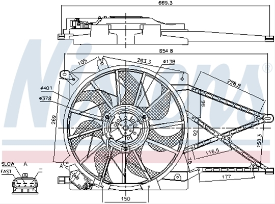 Imagine pentru produsul „VENTILATOR, RADIATOR"