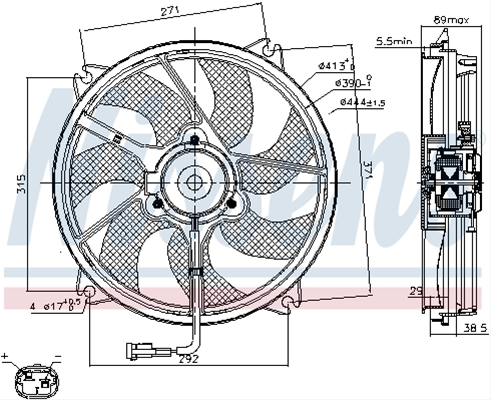VENTILATOR, RADIATOR