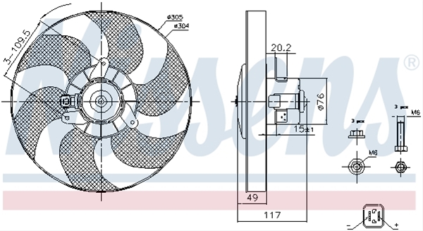 Imagine pentru produsul „VENTILATOR, RADIATOR"
