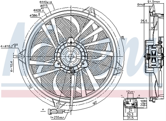 Imagine pentru produsul „VENTILATOR, RADIATOR"