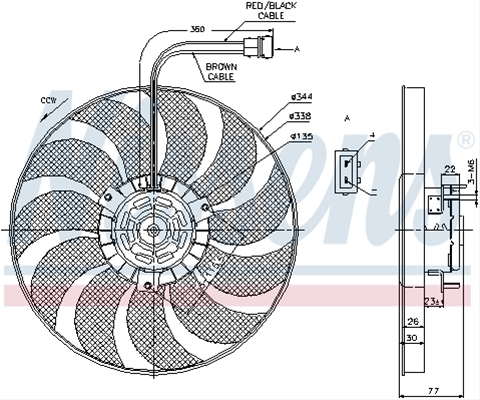 Imagine pentru produsul „VENTILATOR, RADIATOR"