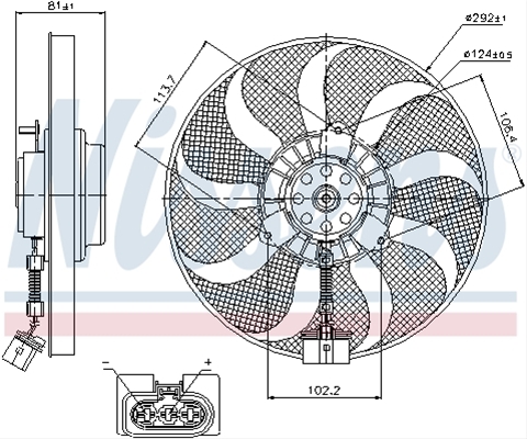 Imagine pentru produsul „VENTILATOR, RADIATOR"