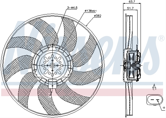 Imagine pentru produsul „VENTILATOR, RADIATOR"