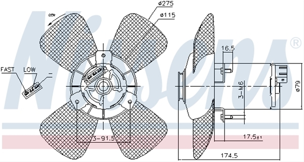 Imagine pentru produsul „VENTILATOR, RADIATOR"