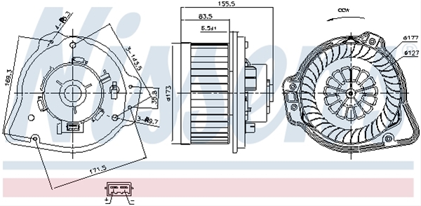 Imagine pentru produsul „VENTILATOR, HABITACLU"