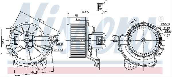 Imagine pentru produsul „VENTILATOR, HABITACLU"