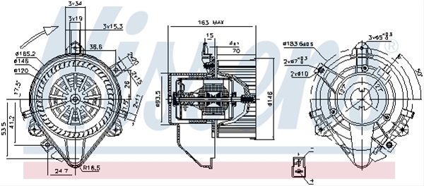 VENTILATOR, HABITACLU