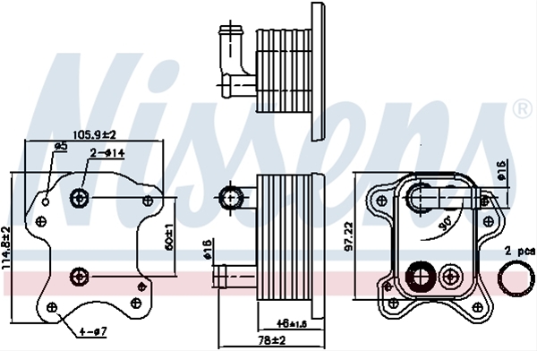 Imagine pentru produsul „RADIATOR ULEI, ULEI MOTOR"