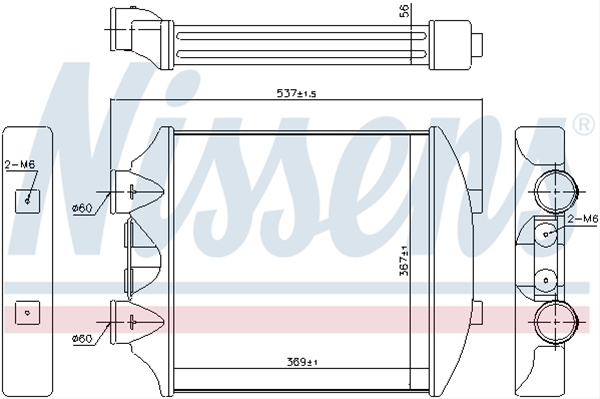 Imagine pentru produsul „INTERCOOLER, COMPRESOR"