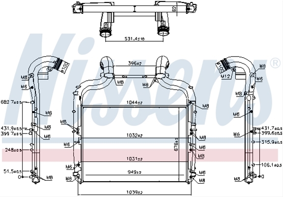 Imagine pentru produsul „INTERCOOLER, COMPRESOR"