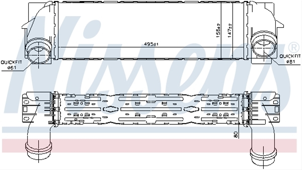 Imagine pentru produsul „INTERCOOLER, COMPRESOR"
