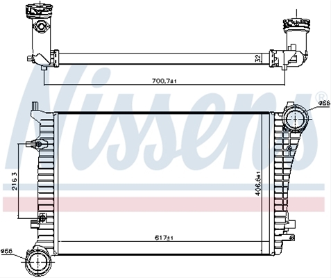 Imagine pentru produsul „INTERCOOLER, COMPRESOR"
