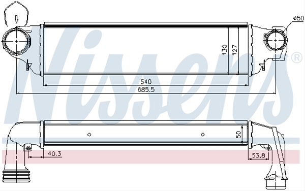 Imagine pentru produsul „INTERCOOLER, COMPRESOR"
