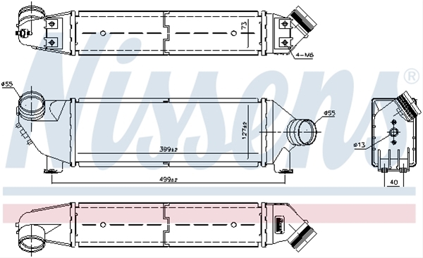 Imagine pentru produsul „INTERCOOLER, COMPRESOR"