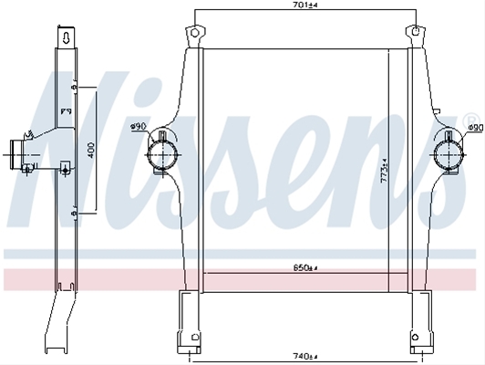 Imagine pentru produsul „INTERCOOLER, COMPRESOR"