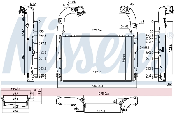 Imagine pentru produsul „INTERCOOLER, COMPRESOR"