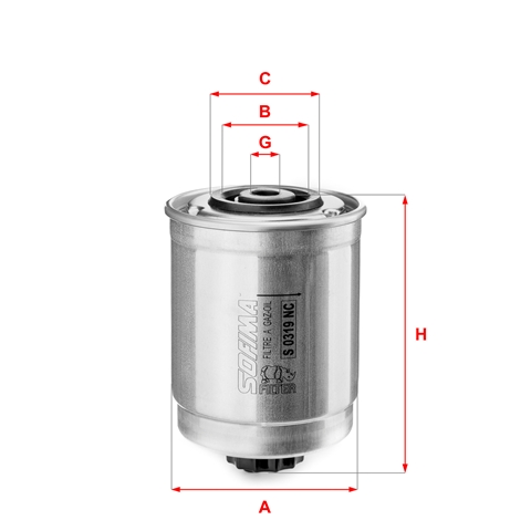 Imagine pentru produsul „FILTRU COMBUSTIBIL"