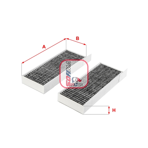 Imagine pentru produsul „FILTRU AER POLEN CARBON ACTIV"