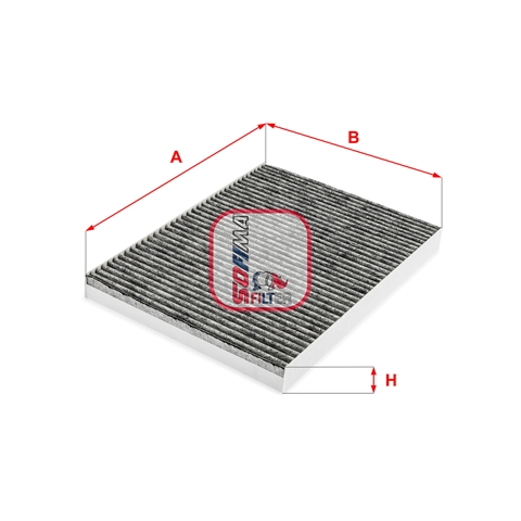 Imagine pentru produsul „FILTRU AER POLEN CARBON ACTIV"
