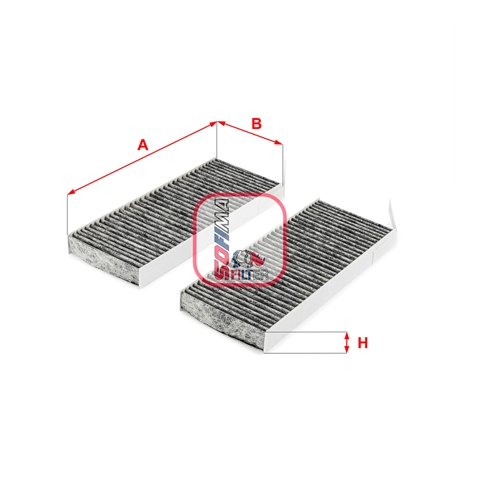 Imagine pentru produsul „FILTRU AER POLEN CARBON ACTIV"