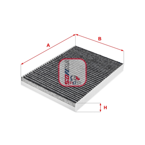 FILTRU AER POLEN CARBON ACTIV