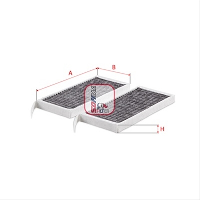 SET FILTRU AER HABITACLU CARBON ACTIV