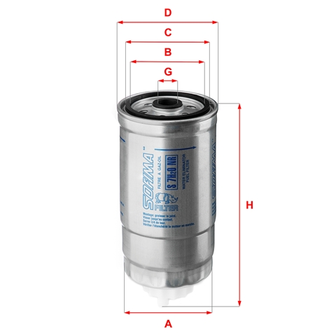 Imagine pentru produsul „FILTRU COMBUSTIBIL"