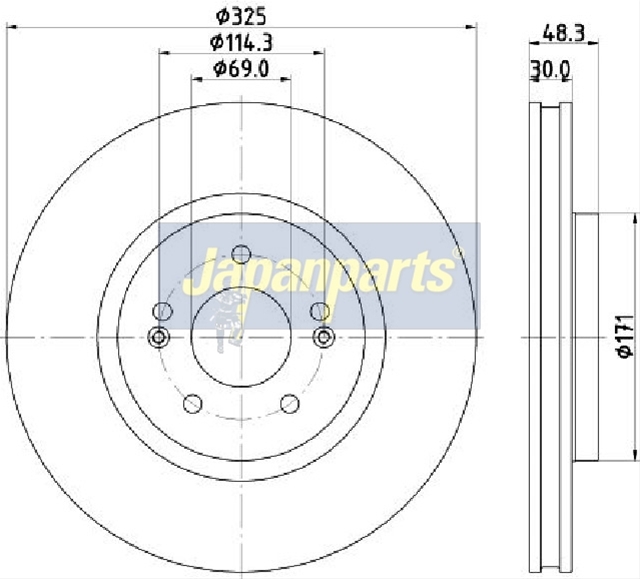 DISC FRANA (CUTIA CONTINE 2 BUC)