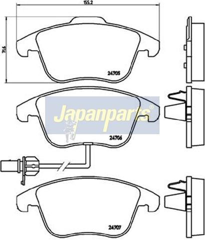 SET PLACUTE FRANAFRANA DISC