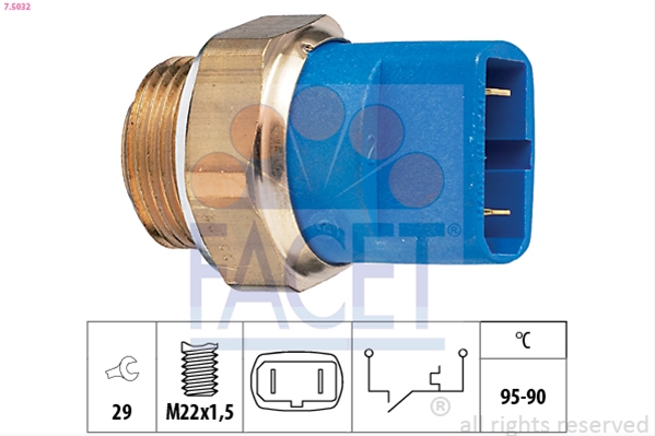 Imagine pentru produsul „COMUTATOR TEMPERATURA, VENTILATOR RADIATOR"