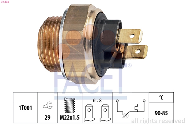 Imagine pentru produsul „COMUTATOR TEMPERATURA, VENTILATOR RADIATOR"