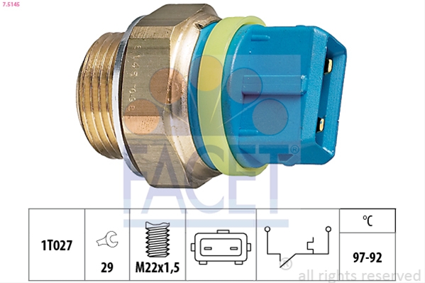 Imagine pentru produsul „COMUTATOR TEMPERATURA, VENTILATOR RADIATOR"