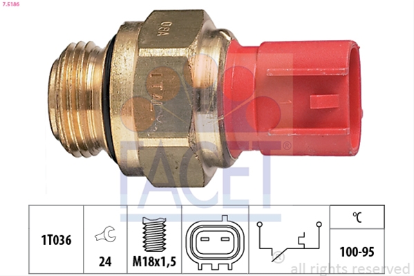 Imagine pentru produsul „COMUTATOR TEMPERATURA, VENTILATOR RADIATOR"