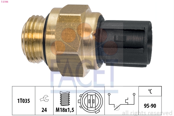 Imagine pentru produsul „COMUTATOR TEMPERATURA, VENTILATOR RADIATOR"
