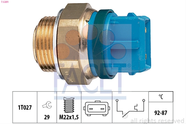 Imagine pentru produsul „COMUTATOR TEMPERATURA, VENTILATOR RADIATOR"