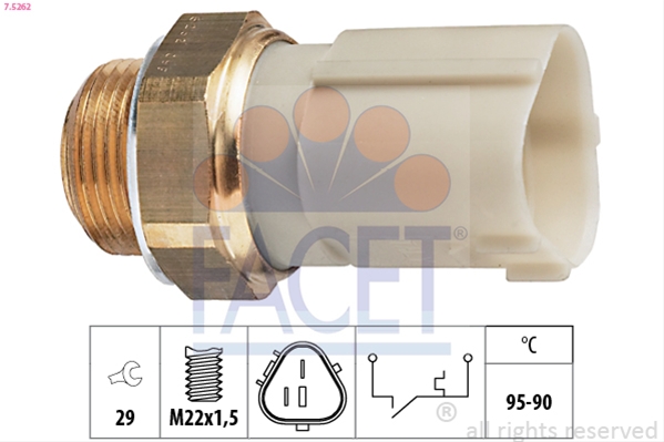 Imagine pentru produsul „COMUTATOR TEMPERATURA, VENTILATOR RADIATOR"