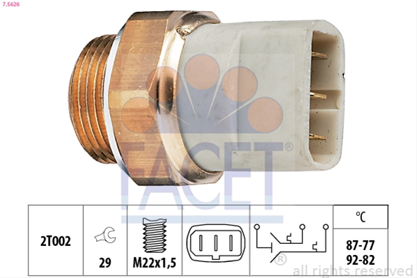 Imagine pentru produsul „COMUTATOR TEMPERATURA, VENTILATOR RADIATOR"