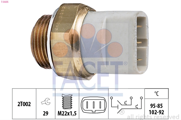 Imagine pentru produsul „COMUTATOR TEMPERATURA, VENTILATOR RADIATOR"