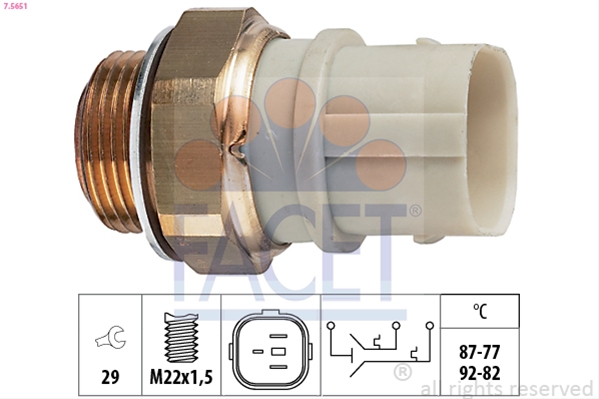 COMUTATOR TEMPERATURA, VENTILATOR RADIATOR