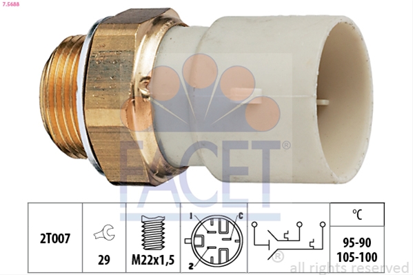 Imagine pentru produsul „COMUTATOR TEMPERATURA, VENTILATOR RADIATOR"