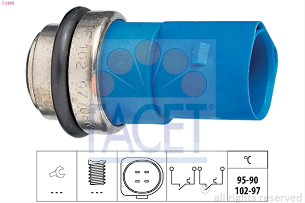 Imagine pentru produsul „COMUTATOR TEMPERATURA, VENTILATOR RADIATOR"