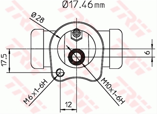 Imagine pentru produsul „CILINDRU RECEPTOR FRANA"