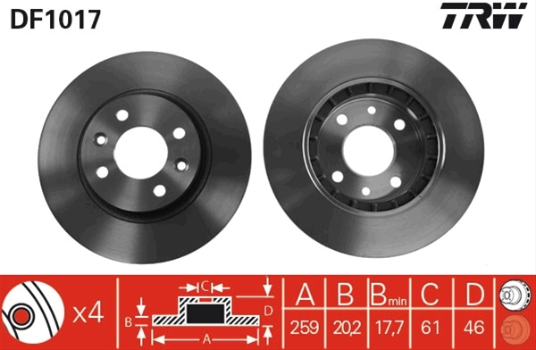 Imagine pentru produsul „DISC FRANA"