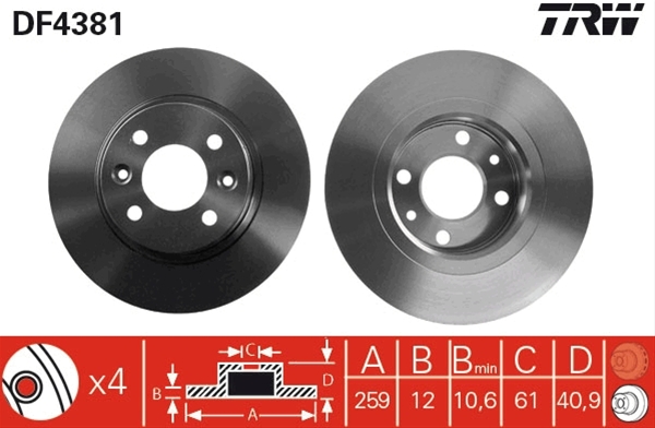 Imagine pentru produsul „DISC FRANA"
