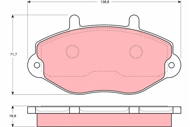 Imagine pentru produsul „SET PLACUTE FRANA,FRANA DISC"