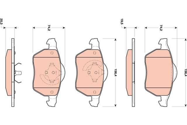 Imagine pentru produsul „SET PLACUTE FRANA,FRANA DISC"