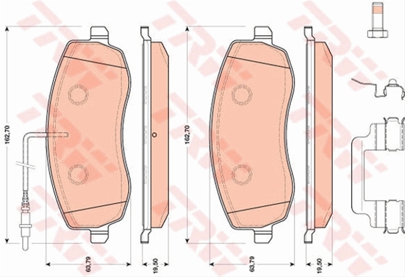 Imagine pentru produsul „SET PLACUTE FRANA,FRANA DISC"