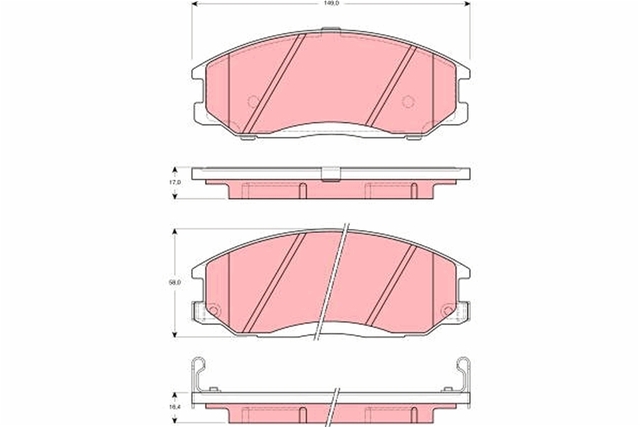 Imagine pentru produsul „SET PLACUTE FRANA,FRANA DISC"