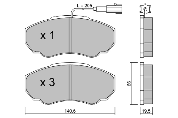 Imagine pentru produsul „SET PLACUTE FRANA,FRANA DISC"